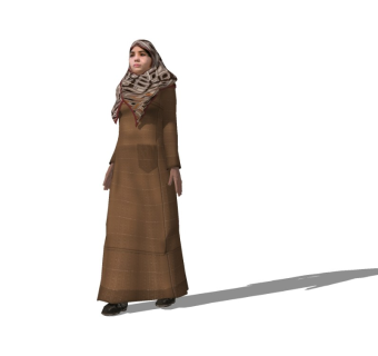 沙特阿拉伯人精细人物模型 (5)